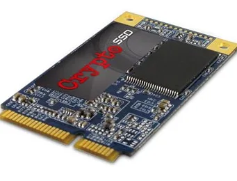 SSD mSATA de hardware encriptado de 256 bit