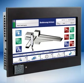 control panel con pantalla táctil