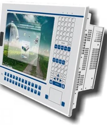 Panel PC industrial con teclado incorporado