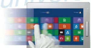 Monitores planos multi táctiles