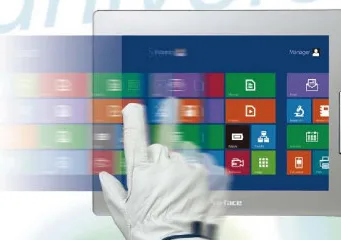 Monitores planos multi táctiles