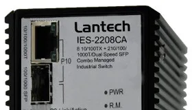 Switch industrial gestionado con puertos SFP