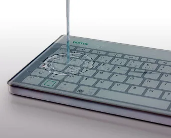 Teclados de vidrio