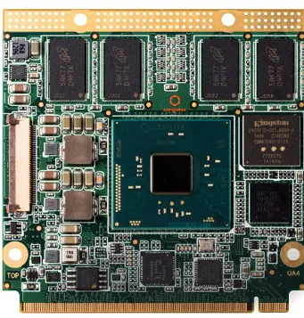 Módulo Qseven Intel Pentium quad-core con 4K