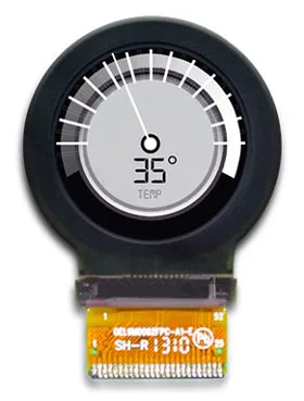 Pantalla OLED redonda para wearables