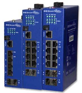 Switches PoE+ con puertos SFP