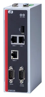 Firewall industrial de tres puertos