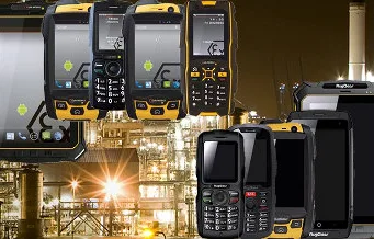 Terminales móviles para zonas ATEX