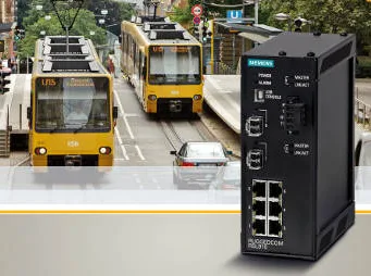 Switch Ethernet compacto para transportes