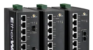 Switches PoE Gigabit para montaje en carril DIN