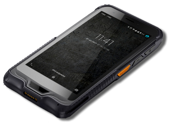Smartphone industrial con escáner