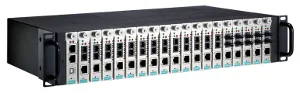 Conversor de medios en rack de 18 slots