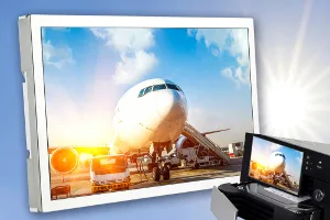 Displays industriales TFT de 7” para uso exterior