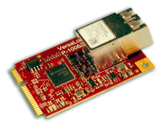 Módulo de expansión Mini PCIe Ethernet sobre fibra óptica