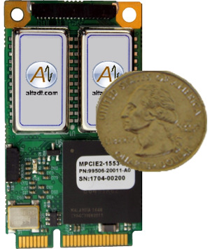 Tarjeta mini PCI Express para redes militares