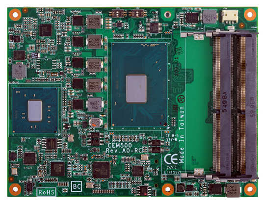 Módulo COM Express Tipo 6 compacto 