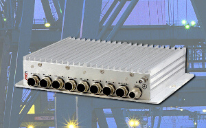Switches Ethernet sin ventilador de ocho puertos 