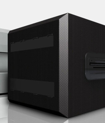 Rack 10U de epoxi y fibra de carbono MIL-STD