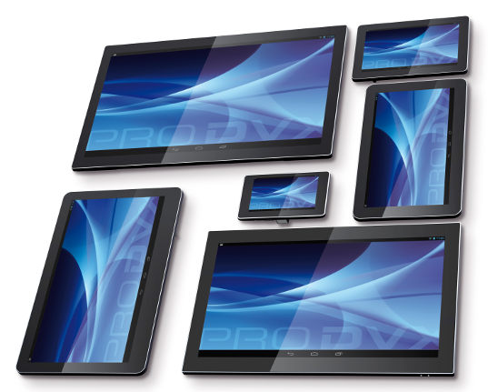 Tablets PC táctiles bajo Android 