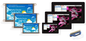 Módulos de pantalla táctil compatibles con Raspberry Pi 