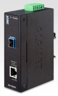 Convertidor industrial de cobre a fibra óptica