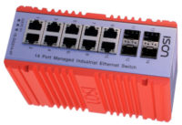 Switches de 14 puertos Gigabit industriales