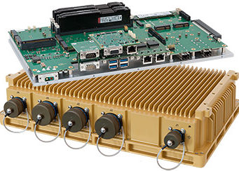 Servidor industrial fanless con puertos de red de 10 Gbps