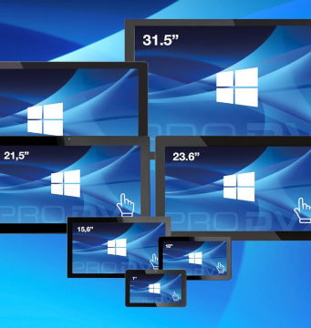 Paneles táctiles PC de 7 a 32” para Windows y Linux