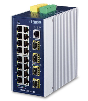 Este nuevo switch gestionado Ethernet L3 para entornos industriales IGS-6325-16T4S posee dieciséis puertos 10/100/1000T y cuatro slots SFP 100/1000X.