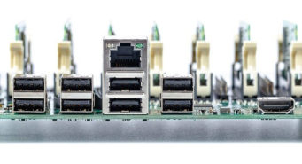 Tarjeta clúster Raspberry Pi CM3 de siete slots