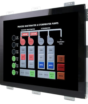 Panel PC delgado open frame de 15” y 21”
