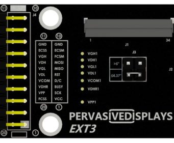 EXT3 Tarjeta de evaluación compatible con EPD iTC