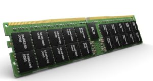 Módulo DDR5 de 512 GB con estructura de TSV de ocho capas