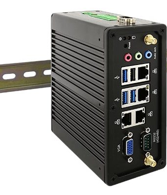 Ordenador industrial IBDRW100-EX-P para rail DIN