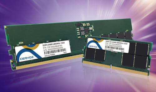 Módulos de memoria DDR5 DIMM y SO-DIMM de grado industrial