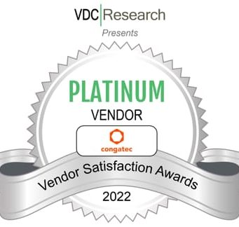 congatec recibe el Platinum Vendor Satisfaction Award de VDC Research