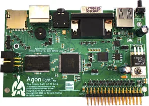 Microcontrolador y microordenador de 8 bits Agon Light