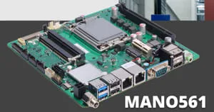 MANO561 Placa madre Mini-ITX con procesador Intel Core de duodécima generación