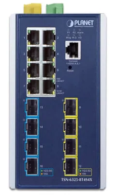 Switch Ethernet gestionado TSN-6325-8T4S4X