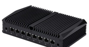 PC box fanless G4305L8-S2 con 8 puertos Ethernet de 2,5 Gbps