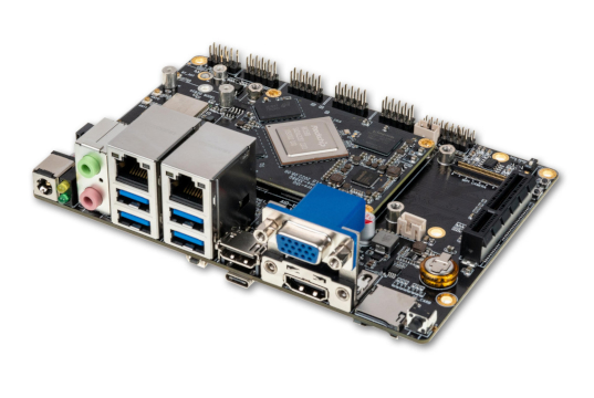 Placa base AIO-3588MQ con arquitectura ARM