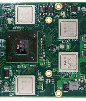 AI-MXM-H84A Módulo MXM con cuatro procesadores Hailo-8 para Edge AI