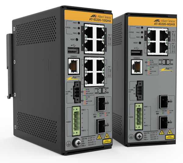 Switches industriales serie IE220 para entornos exigentes