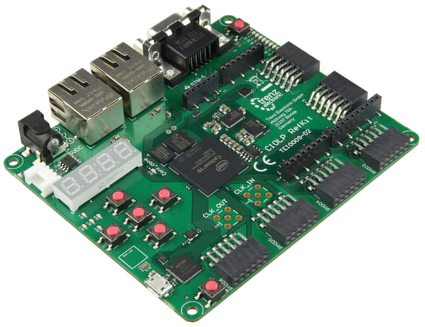 Placa FPGA de referencia para aplicaciones industriales en el edge y TSN