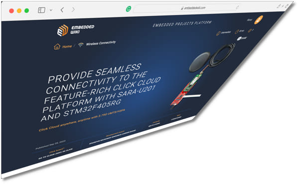 EmbeddedWiki: plataforma de proyectos embebidos