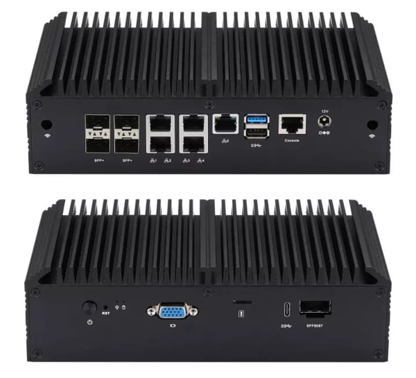 Mini PC industrial Q20332G9-S10 para aplicaciones de red