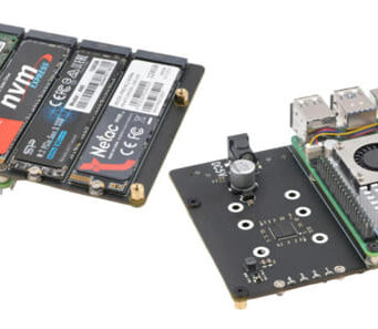 Escudo para Raspberry Pi 5 de almacenamiento NVMe X1011