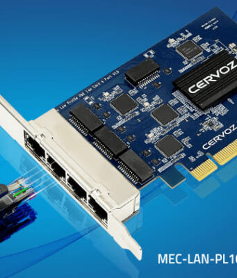 MEC-LAN-PL104 Tarjeta PCIe para sistemas de automatización de factorías