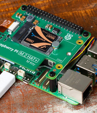 Hat para Raspberry Pi 5 de almacenamiento M.2 HAT+