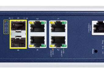 Switch Ethernet industrial TSN-5225-4T2S de L2+